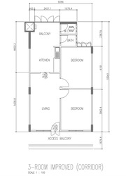 Blk 2 Hougang Avenue 3 (Hougang), HDB 3 Rooms #596706661